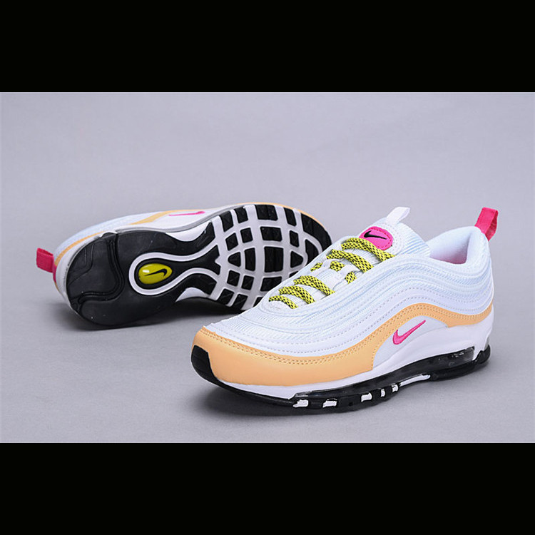 Nike耐克女鞋AIR MAX 97 PRM缓震气垫白宝蓝跑步鞋女子休闲运动鞋 AQ4137-101