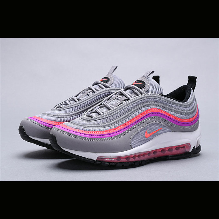 Nike耐克女鞋AIR MAX 97 PRM缓震气垫白宝蓝跑步鞋女子休闲运动鞋 AQ4137-101