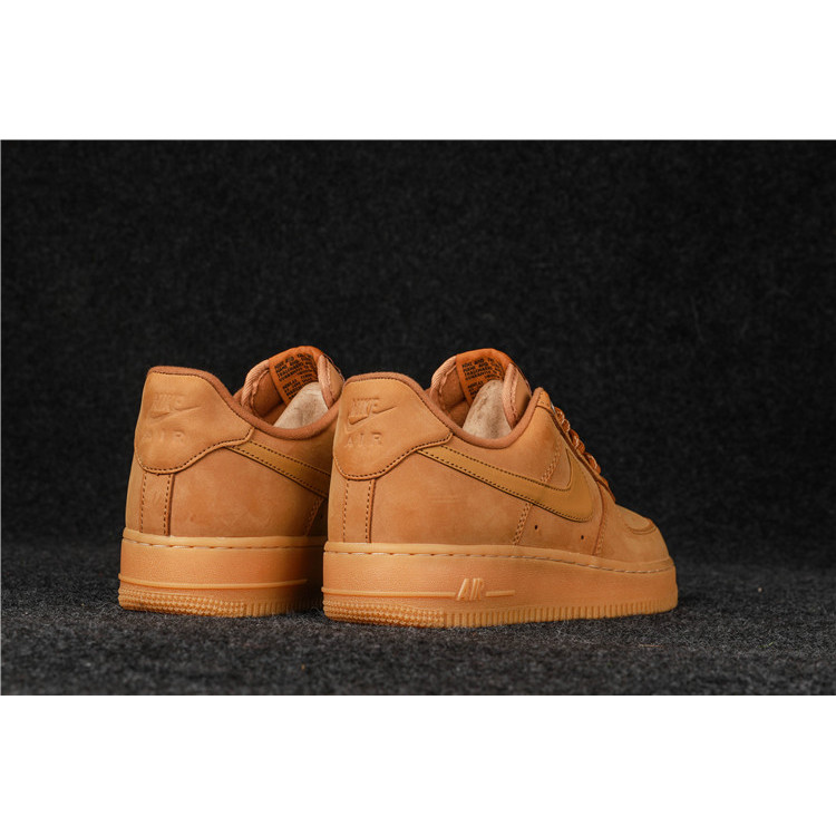 Nike Air Force1空军一号AF1男女新小麦黄棕色低帮板鞋休闲鞋 CJ9179-200