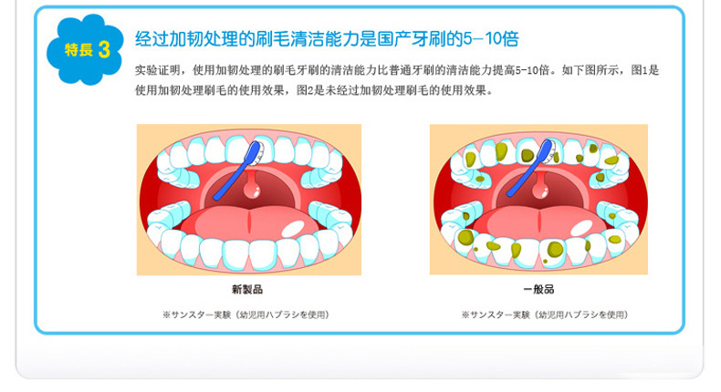 日本进口 巧虎儿童软毛牙刷（颜色随机）（一支装）