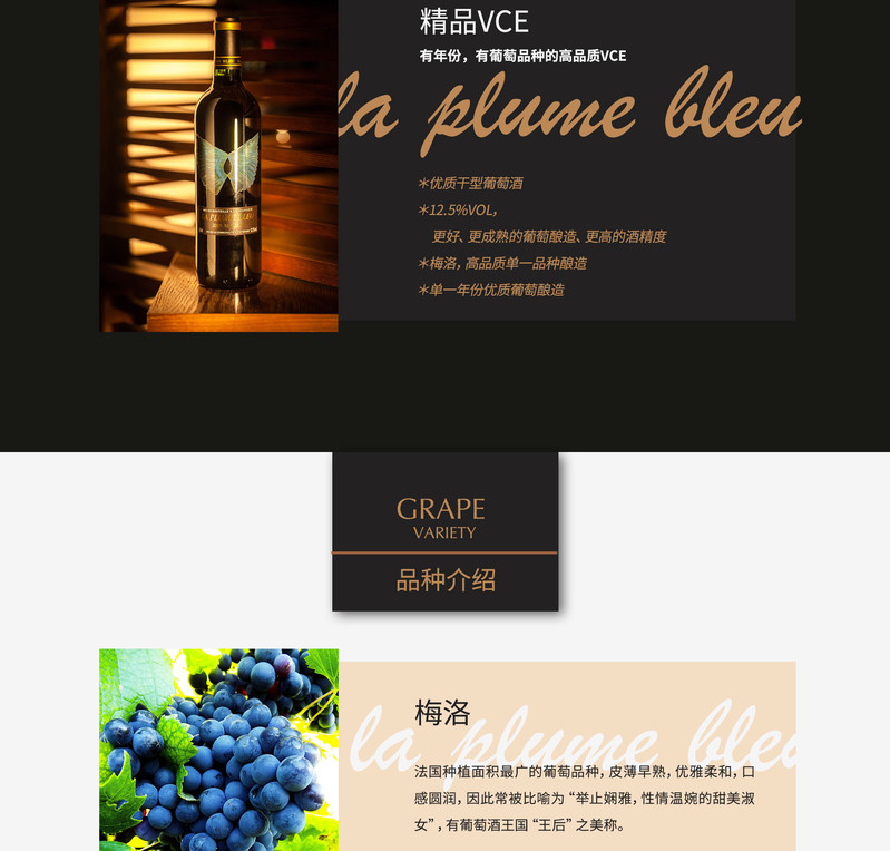 【多边形供应链】法国原瓶进口翎羽干红葡萄酒750ml