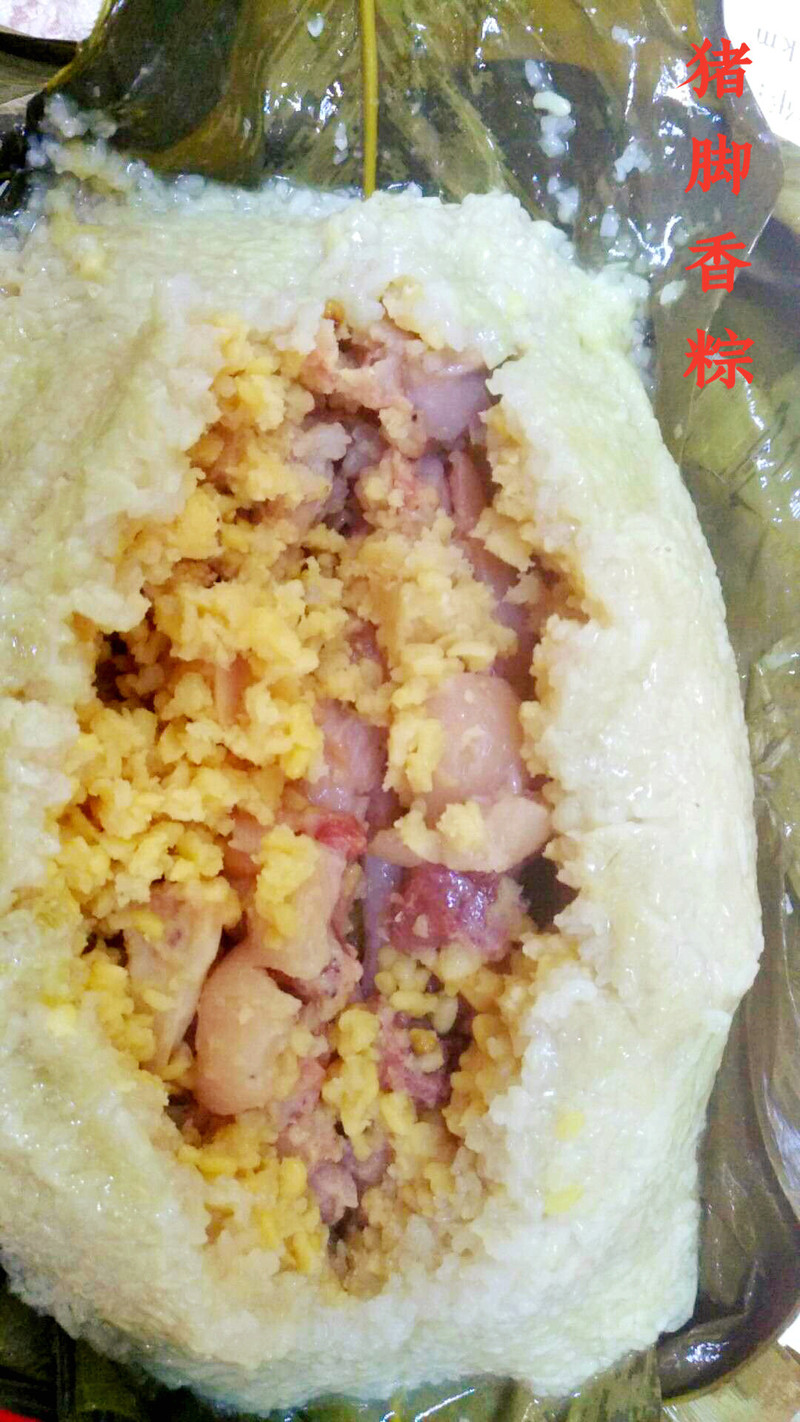 【灵山馆】灵山特色大粽系列：板栗猪脚粽（7斤左右）