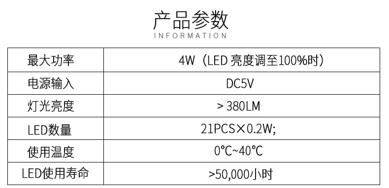 超维 “天圆地方”LED书写灯