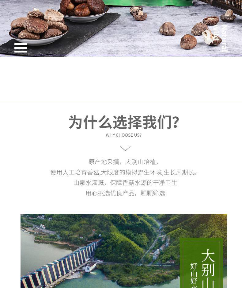 礼盒装送礼佳品 江南特产原产地香菇 菌菇 南北干货香菇