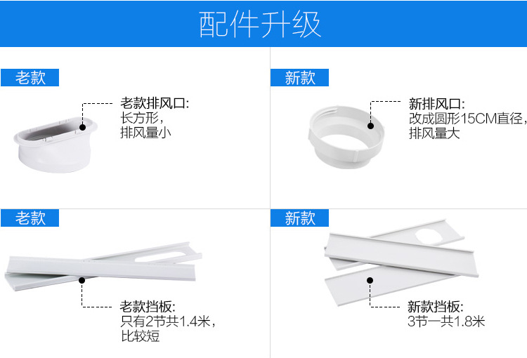 Midea/美的KYR-35/N1Y-PD移动空调1.5匹冷暖免安装空调 一键省电