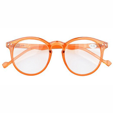 【Eyekepper】2018超轻塑料全框老花镜高端品牌时尚椭圆形弹簧记忆塑料框架眼镜