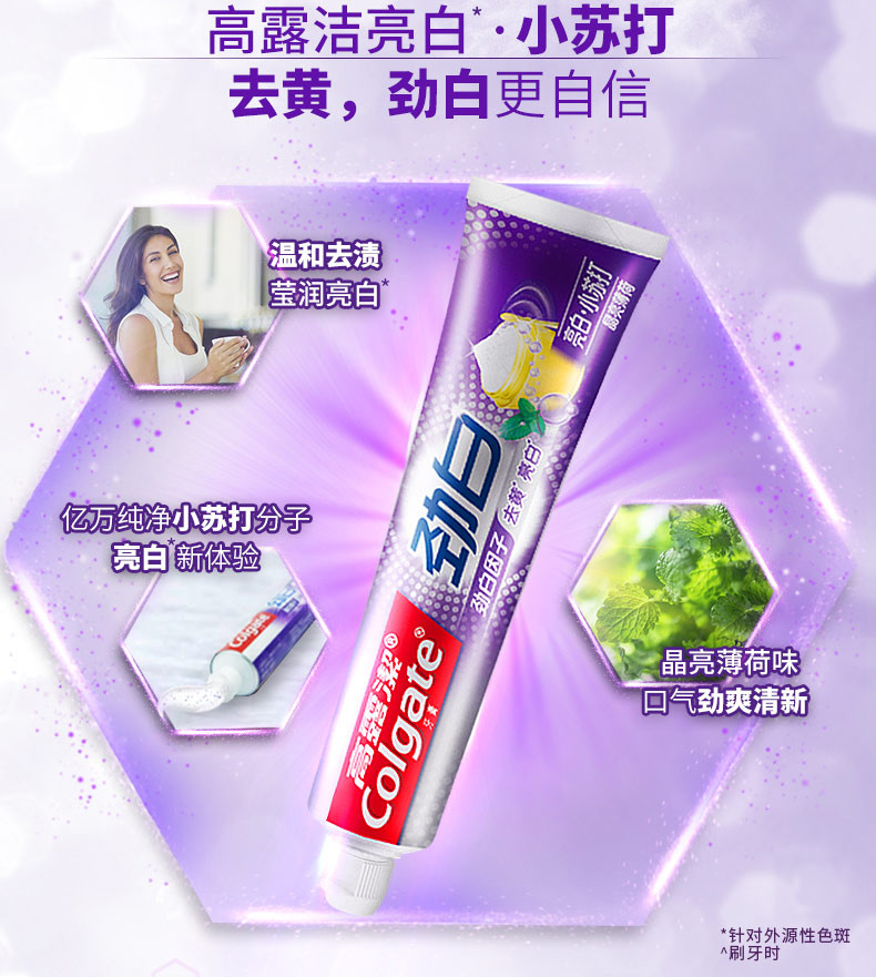 高露洁/Colgate 劲白小苏打牙膏120g