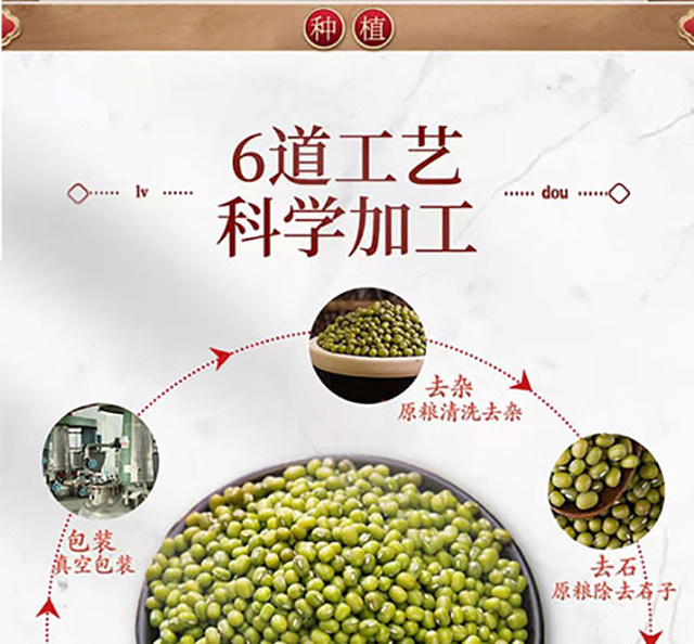 新马 绿豆500g【晋乡情·晋中】新马杂粮绿豆500g