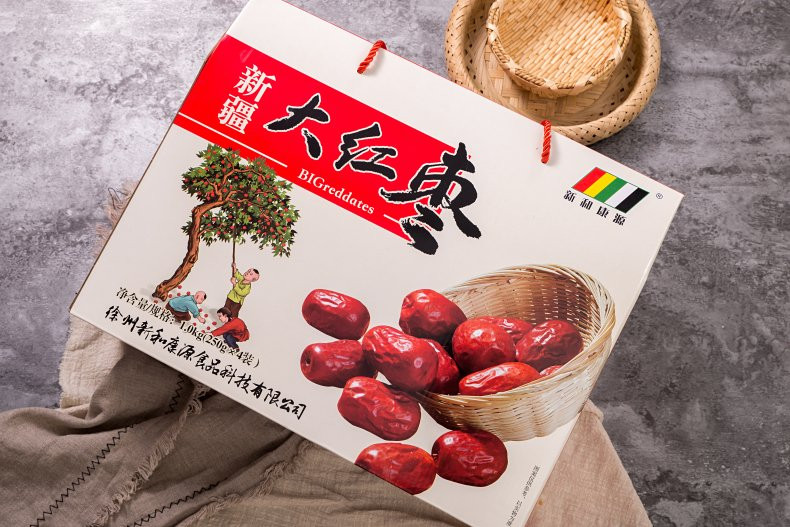 新和康源 新疆大红枣礼盒1kg