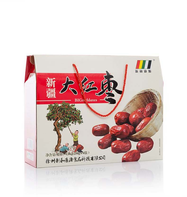 新和康源 新疆大红枣礼盒1kg