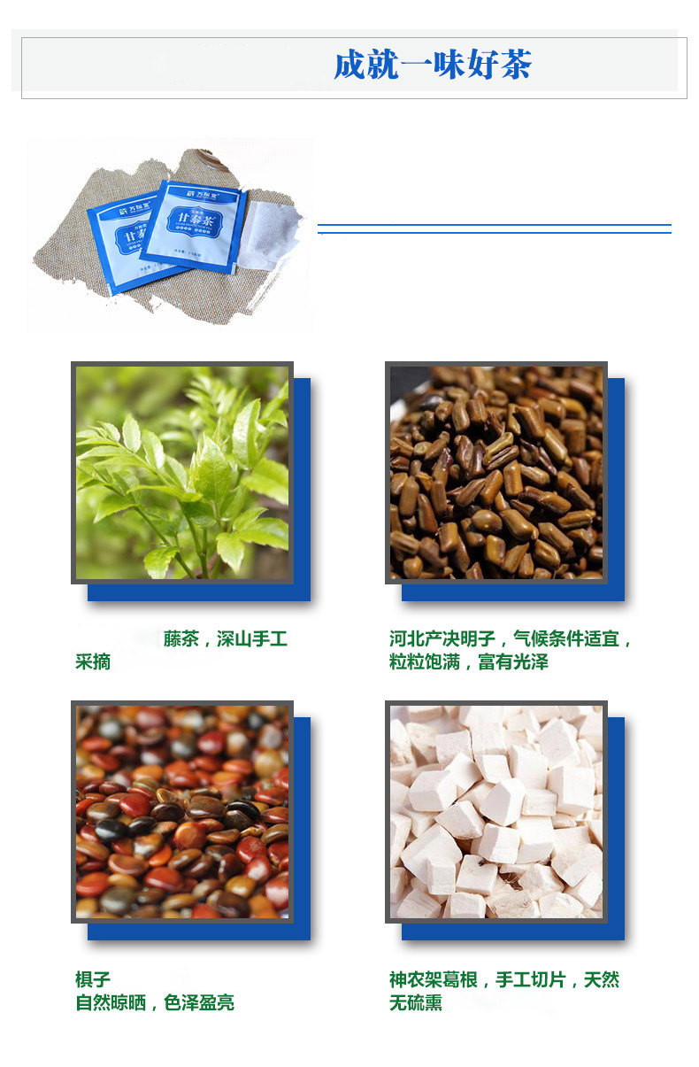 康汇年华 万松堂甘泰茶 甘道新甘泰茶2.5克X20袋 袋泡茶 包邮