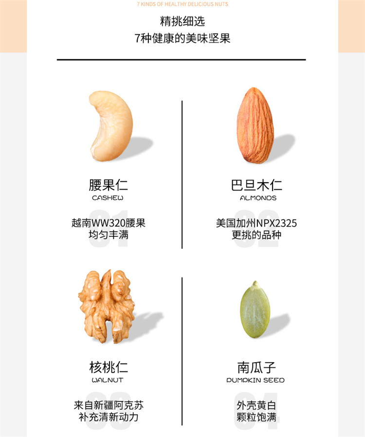 鼠大厨 每日坚果600g/30袋大礼包 零食节日礼物送女友混合干果中秋礼盒腰果蔓越莓黑加仑葡萄干核桃