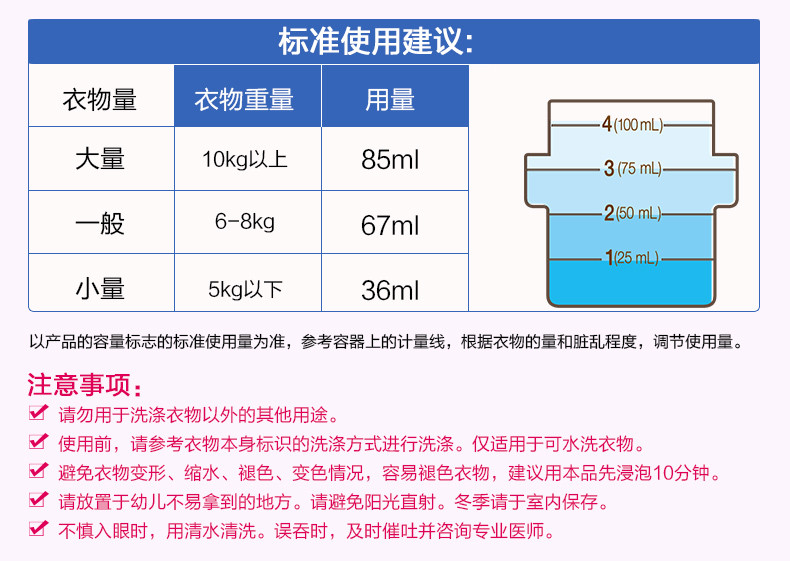 【东莞】多乐满德 虹丝克润 紫罗兰波轮洗衣液 3 L