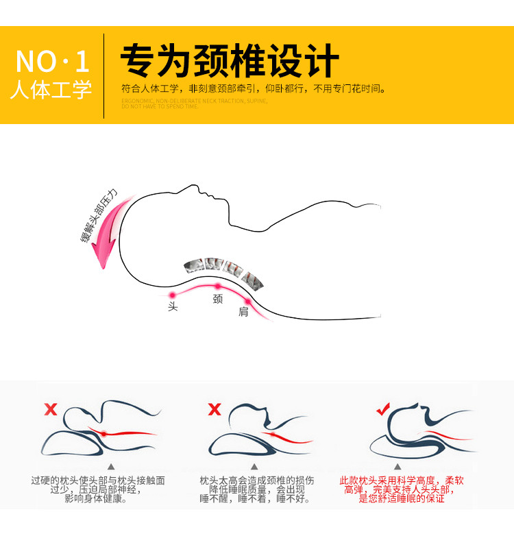 奥特佳家纺 决明子枕芯/支