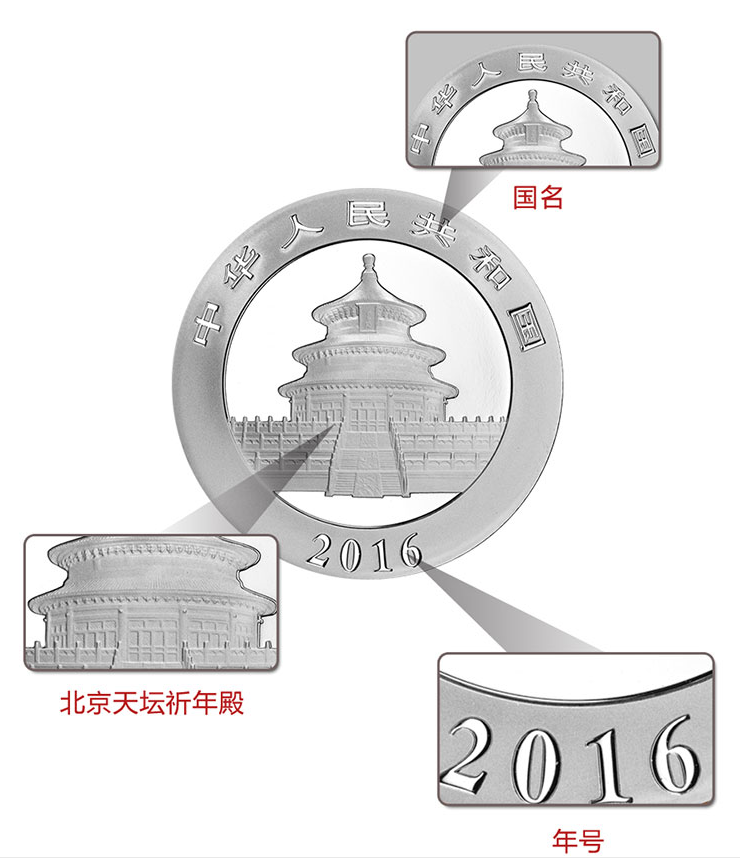 邮品 2016年熊猫银币