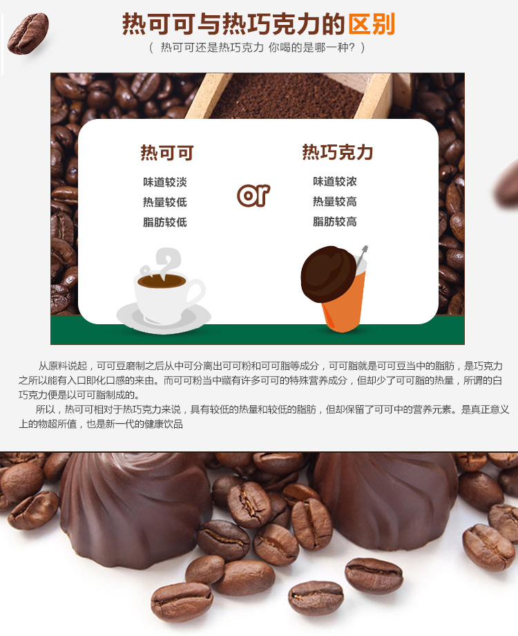 美国进口STARBUCKS星巴克热可可粉 226g 盒装 香草布丁味