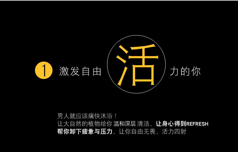 COCOVEL 活力醒肤劲爽沐浴露男士500ml蔻露薇持久留香古龙控油正品