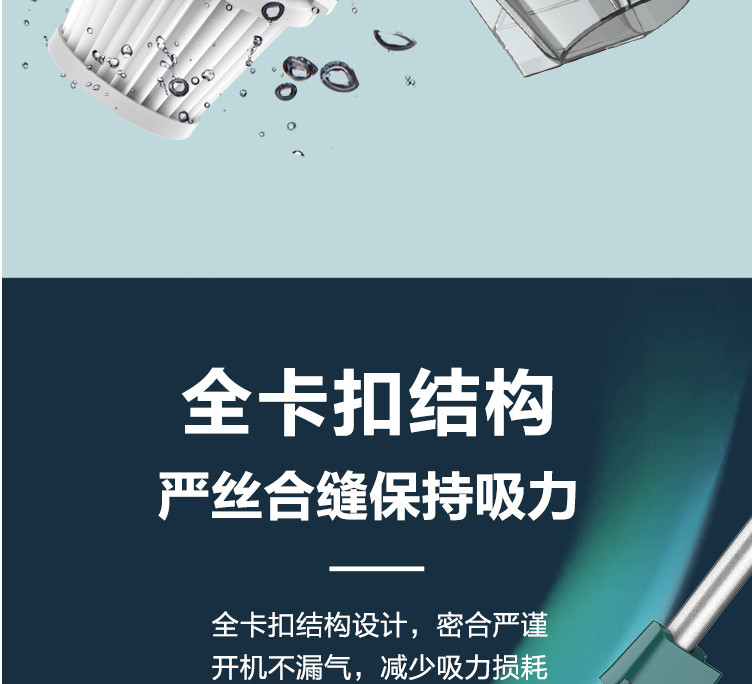 【领券减20元】海尔 大吸力推杆立式二合一 家用手持吸尘器ZL605B 轻音地板地毯沙发【升级款】