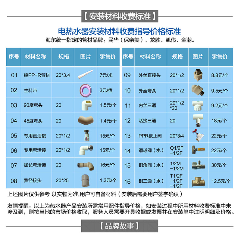 海尔/Haier 统帅电热水器 LEC8001-HM3