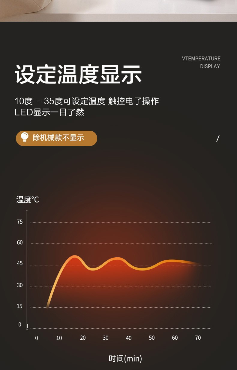 海尔/Haier 家用电暖风机卧室小型电暖气节能省电热风机 机械款HN1003