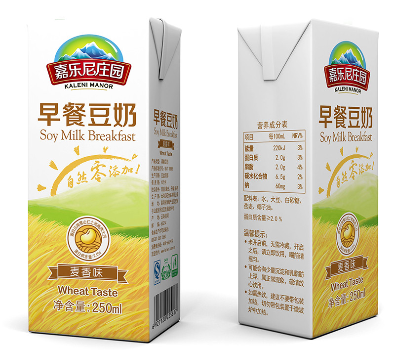 嘉乐尼庄园 高原豆奶  250ml*12/件