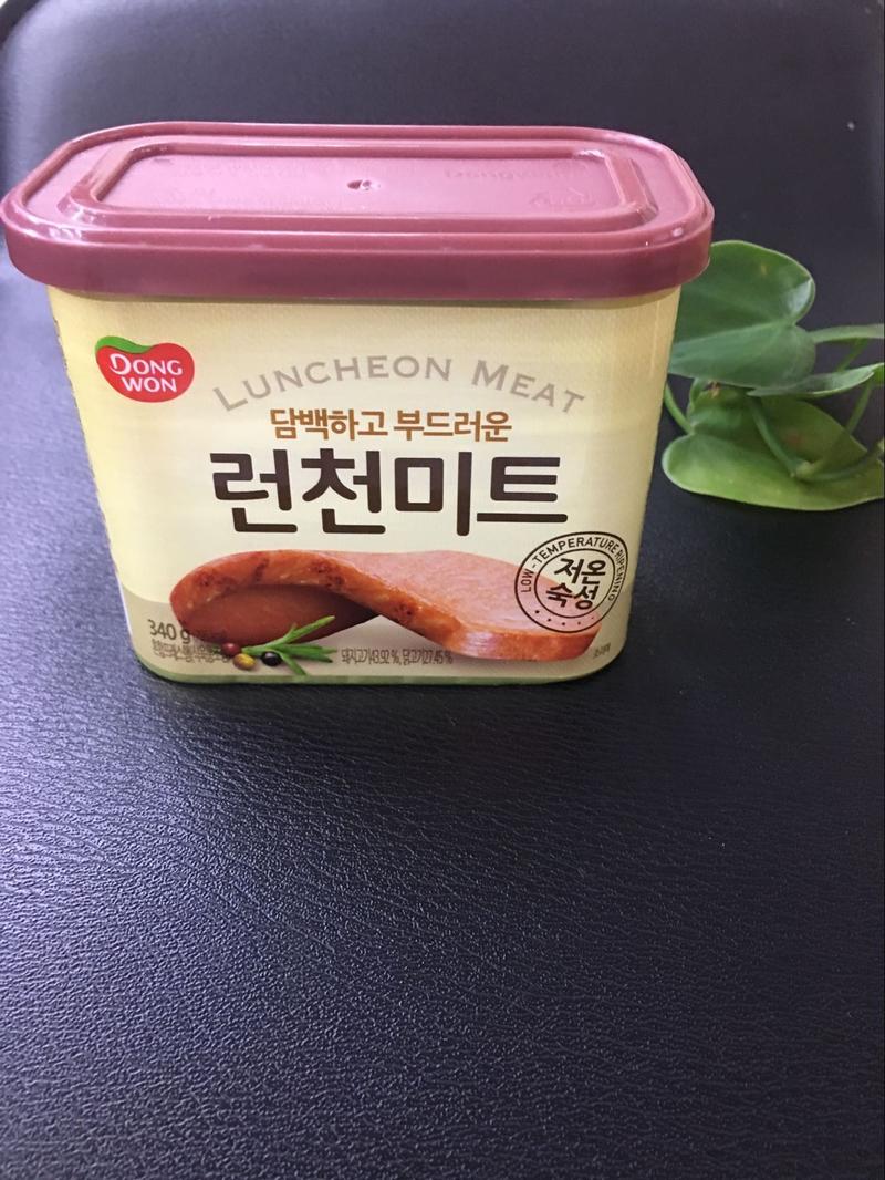 【威海馆】韩国东远进口正品午餐肉340g  火腿肉罐头即食 午餐肉 方便 包邮