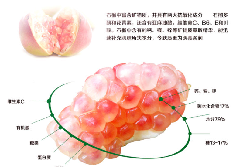 会理硬籽石榴 9月16日20点开抢满10元立减5，到手仅11元。限量100件。2个装，单果350g。