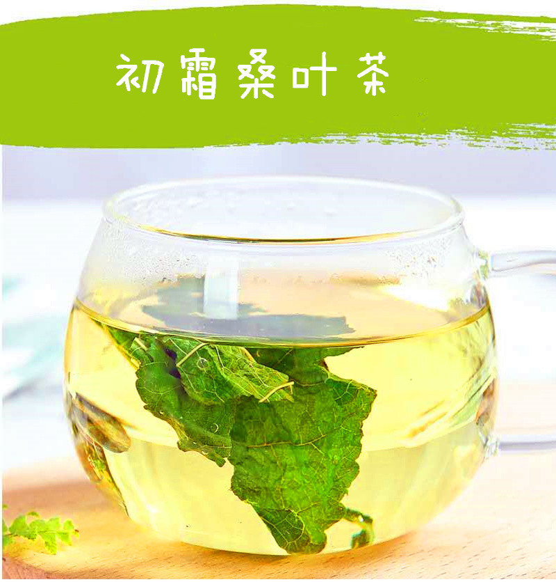 【滨州馆】桑叶茶正品100g新鲜霜后冻干桑叶茶非蒲公英茶