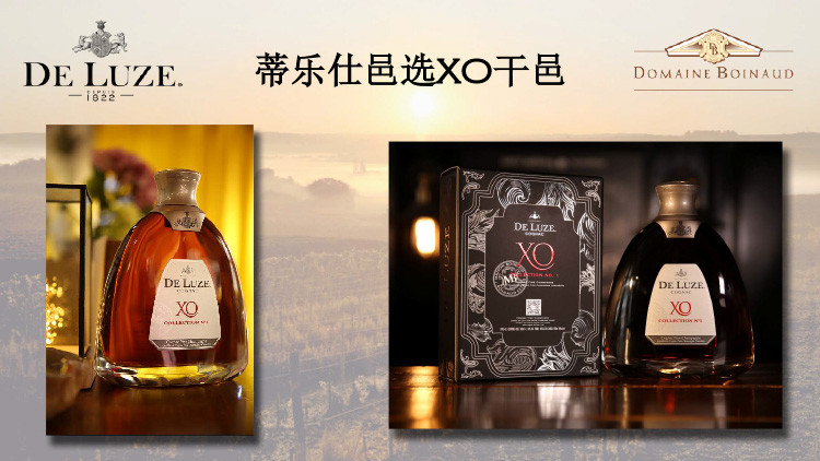 蒂乐仕 【20年以上的酒龄，卓越品质，完美呈现】Deluze/蒂乐仕邑选XO香槟干邑白兰地