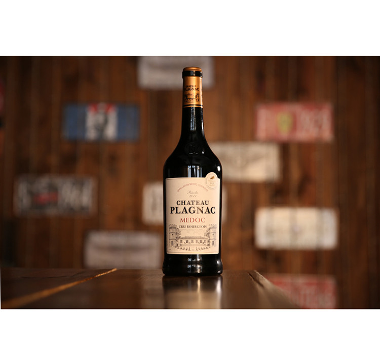 景皓汇 【法国梅多克中级庄，1963年纪念款瓶型】布朗克城堡干红葡萄酒