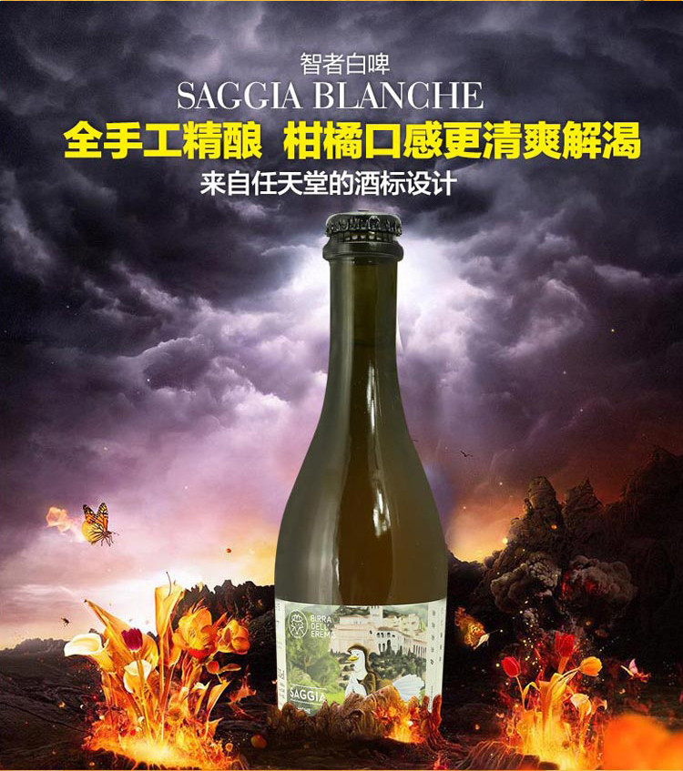 景皓汇 【意大利全手工啤酒】圣狐啤酒 330ml*7支装