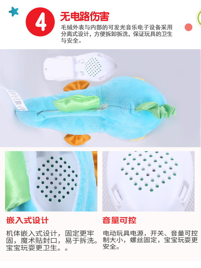 费雪(Fisher Price) 婴儿安抚玩具音乐健身架益智玩具组合套装