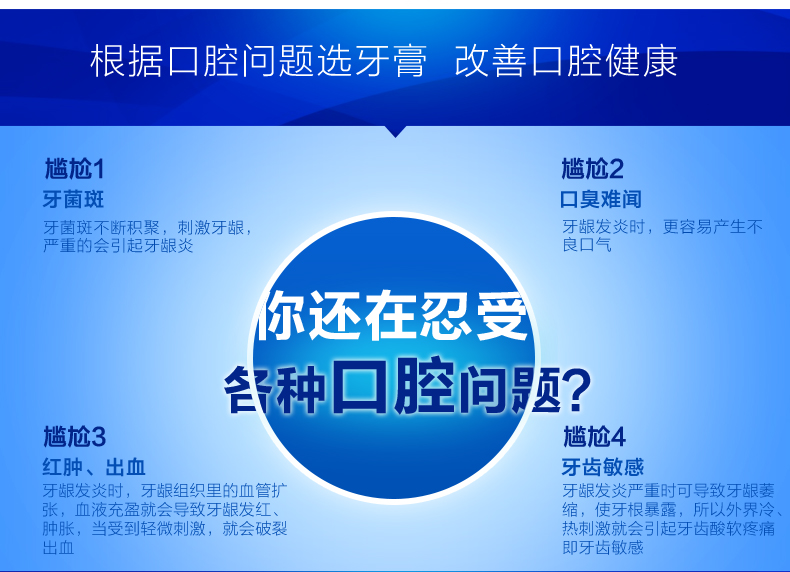 冷酸灵防菌抗敏感牙膏110g清凉薄荷香型口腔护理防出血