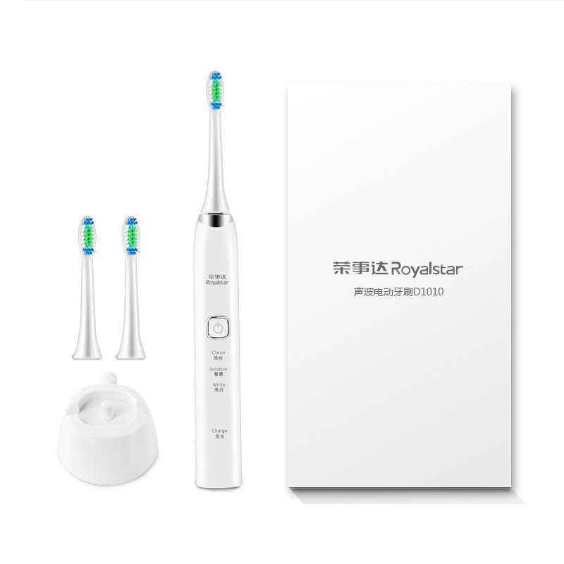 包邮 荣事达声波震动智能净白牙齿D1010