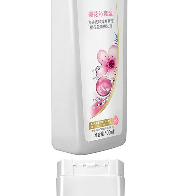 包邮清扬去屑樱花沁爽型洗发水400ml