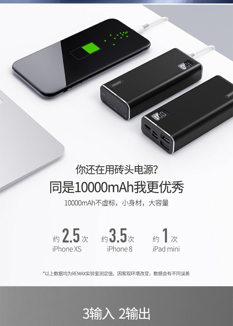 REMAX 迷你PRO RPP-155 移动电源 10000mAh