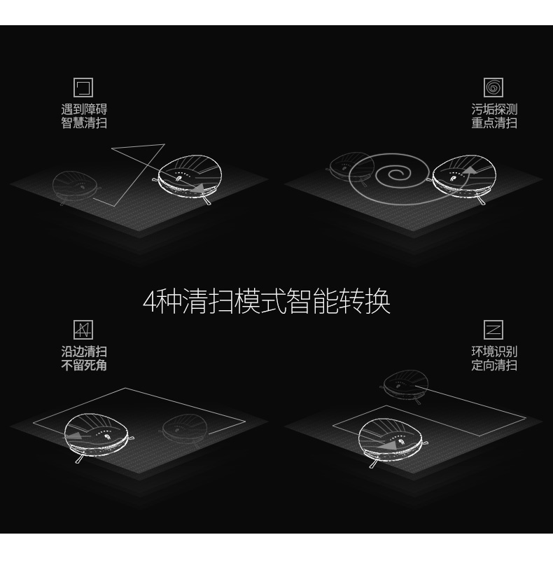 飞科FC9601扫地机器人家用智能拖地机擦地吸尘器自动充电