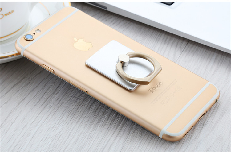 梦升 H手机指环支架卡扣粘贴式懒人支架金属环桌面苹果通用型