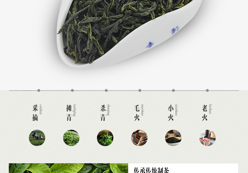 龙合新茶春茶安徽原产一级六安瓜片手工绿茶200g盒装精品茶叶