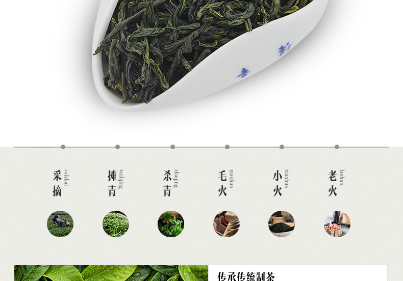 龙合 新茶春茶安徽原产一级六安瓜片精品绿茶50g袋装【纸袋随机】