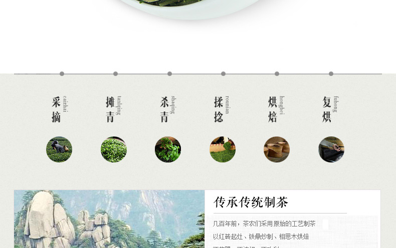 龙合新茶头采嫩芽安徽明前春茶特级黄山毛峰毛尖75g罐装绿茶茶叶