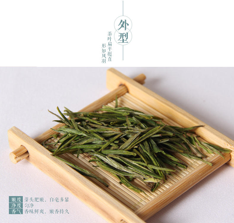 国书天香 珍稀白茶100g 安吉原产 茶叶 雨前罐装茶叶绿茶