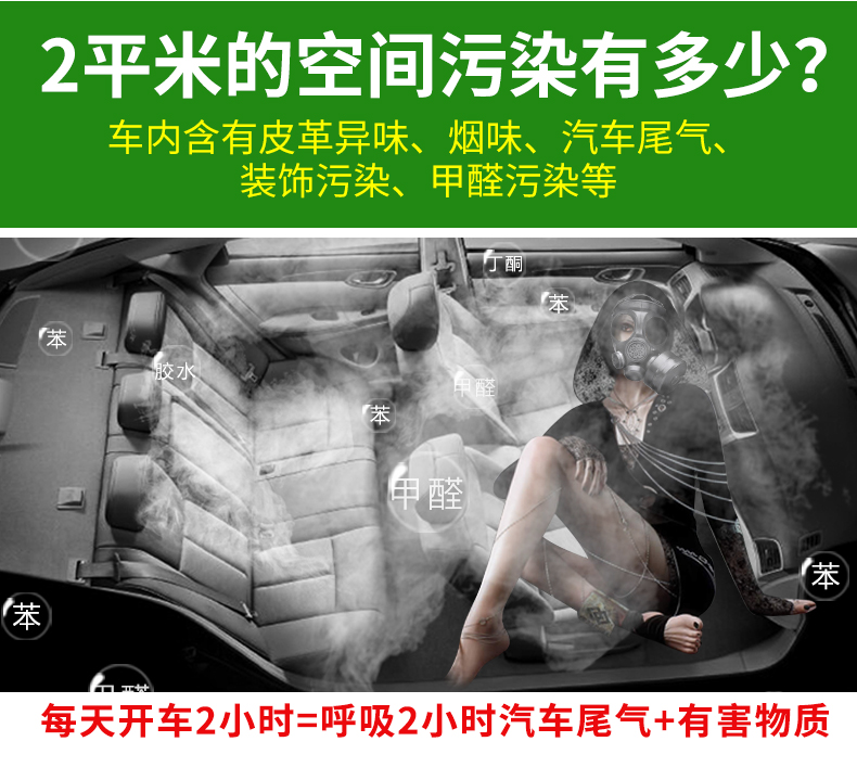 fms汽车车内异味去除剂除臭剂空气净化烟味去除空气清新除味剂