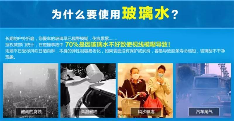 【建议购买两桶到三桶为佳】1瓶 0度汽车非防冻型玻璃水清洁剂非浓缩雨刷精洗车液