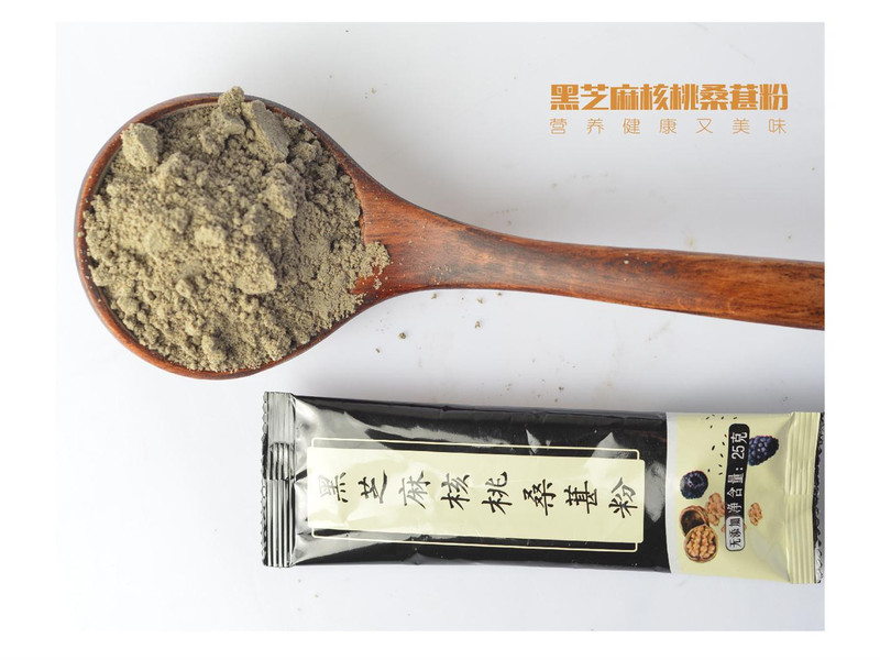 【平朔馆.右玉】农到家黑芝麻核桃桑葚粉25g*15条