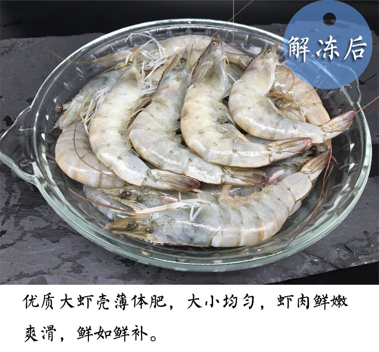 【威海馆】本地海捕大虾 鲜活水产 冷冻发货 新鲜对虾 500g（部分省份包邮）