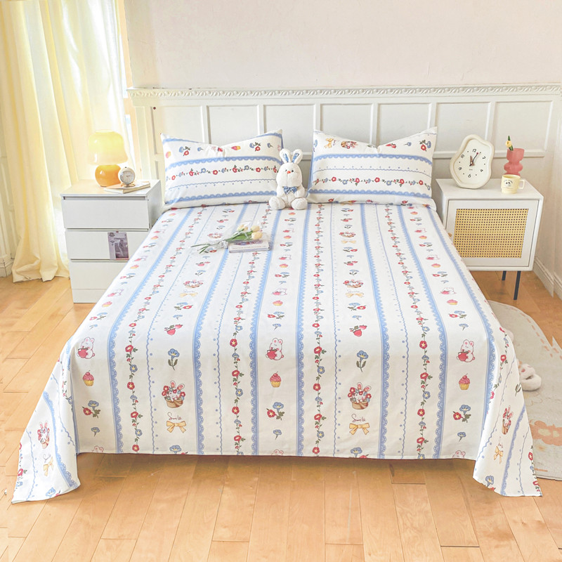 雅乐巢/GAGKUNEST 全棉ins风单床单纯棉床垫罩单双人卡通可爱清新床单单品床罩