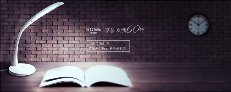 罗尔思ROSS  个性创意节能LED卧室学生学习书桌护眼灯小台灯 LAPH1