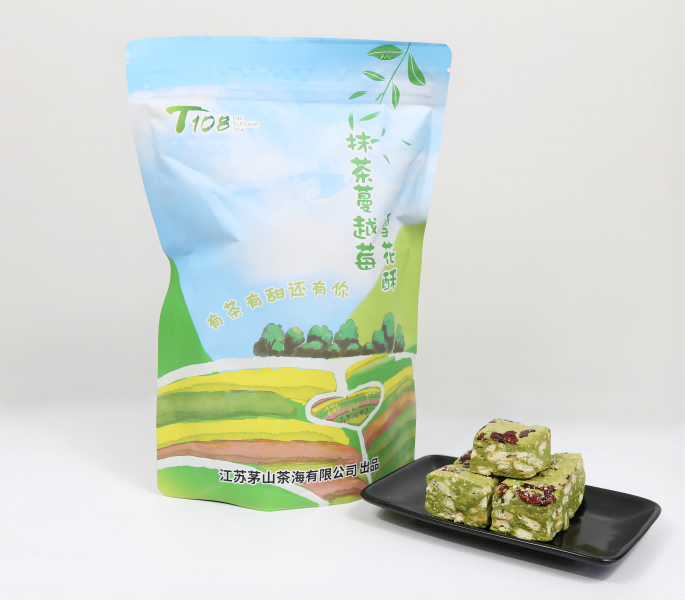 鑫品 【金坛】T108抹茶蔓越莓雪花酥 糖果 茶味零食