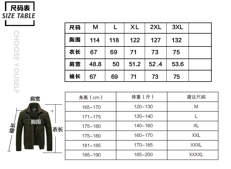 吉普盾 秋冬加绒夹克 男式冬季休闲立领短版加厚棉衣外套